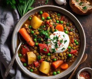  Easy Vegetable Stew with Lentils