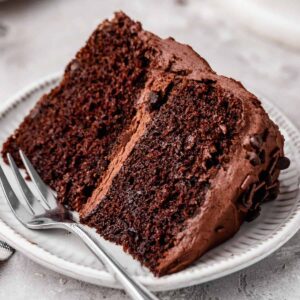 rich chocolate cake
