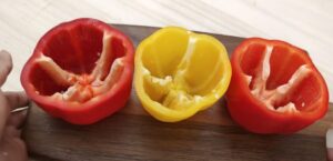 chicken-stuffed peppers