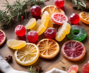 candied fruits for fruitcake