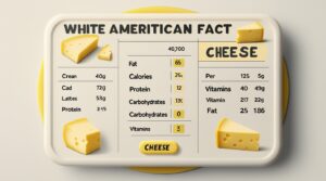 nutritional facts about White American Cheese blog featured image by cheesee recipes