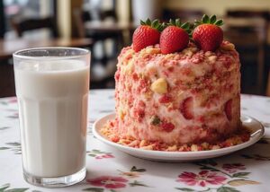 Strawberry Crunch Cake